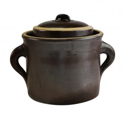 Gärtopf Steinzeugtopf 6,5l mit Deckel 6,5l