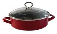 Schwerter Email Servierpfanne onyx  22cm 