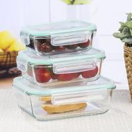 Vorratsdosen aus Glas, 3er Set bis 300°C 