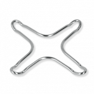 Gasherdaufsatz 2-er Set, verchromt 