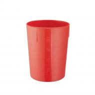 Trinkbecher 200ml rot stapelbar rot
