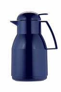Helios Isolierkanne 1l Top Push blau dunkelblau