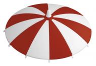 Glasabdeckung "Schirmchen" rot 