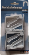 4 Stück Tischtuchklammer m. Feder 