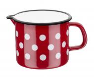 Milchtopf m. Ausguß 12cm "Pünktchen" 