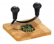 Wiegemesser mit Kräuterschneidbrett 