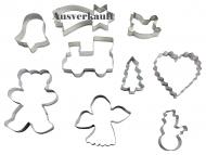 8St Ausstechform div. Motive bis 75x40mm 