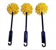 3 Stück Gläserbürsten  Schaumstoff 