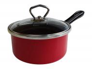 Schwerter Stielkasserolle 16cm rot m. GD 