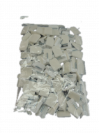 100 St. Scheibengardinenhaken weiß 