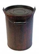 Ascheeimer 14l kupfer-gehämmert 14l kupfer-gehämmert