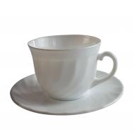 6 St.Tasse 22cl m. Untertasse "Trianon" 