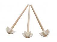 Quirl mit Plastikkopf 26cm 3 Stück 