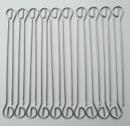 20 Schaschlikspieße, Grillspiesse 210mm 
