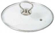 Glasdeckel 16cm Edelstahlgriff 16cm