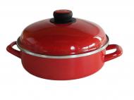 Schwerter Email Servierpfanne rot  24cm 