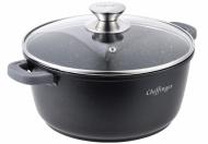 Aluguss Kochtopf 32cm schwarz 