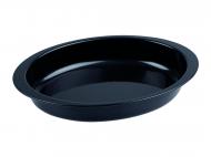 ovale Backofenform, Emaille 36x25x5,5cm 