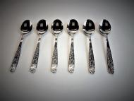 ABS 6 Stück Kaffeelöffel "Diana" 18/10 