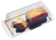 Königskuchenplatte mit Haube 33 x16 cm 