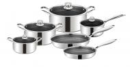 Topfset 10-tlg Edelstahl Antihaft Topfset 10tlg