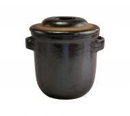 Steinzeugtopf 4 Liter mit Auflagedeckel 