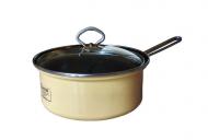 Schwerter Stielkasserolle 20cm ocker m.D 