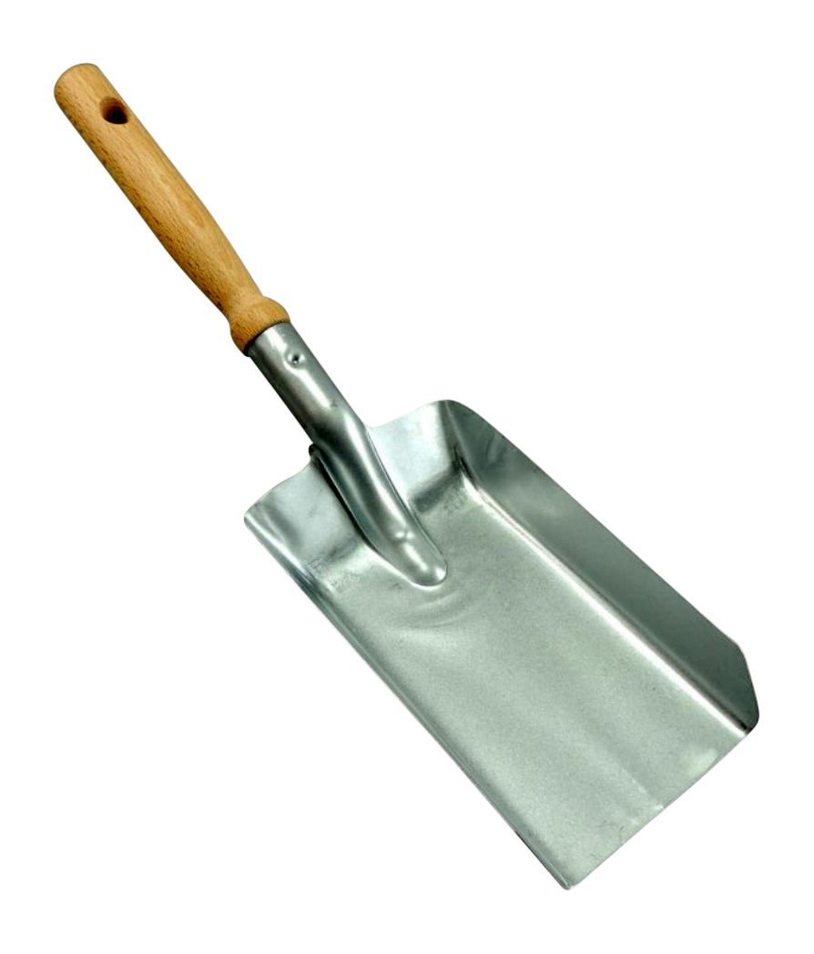 KOTARBAU Kohleschaufel Mit Holzstiel 118cm - Ascheschaufel Für Kamin & Grill