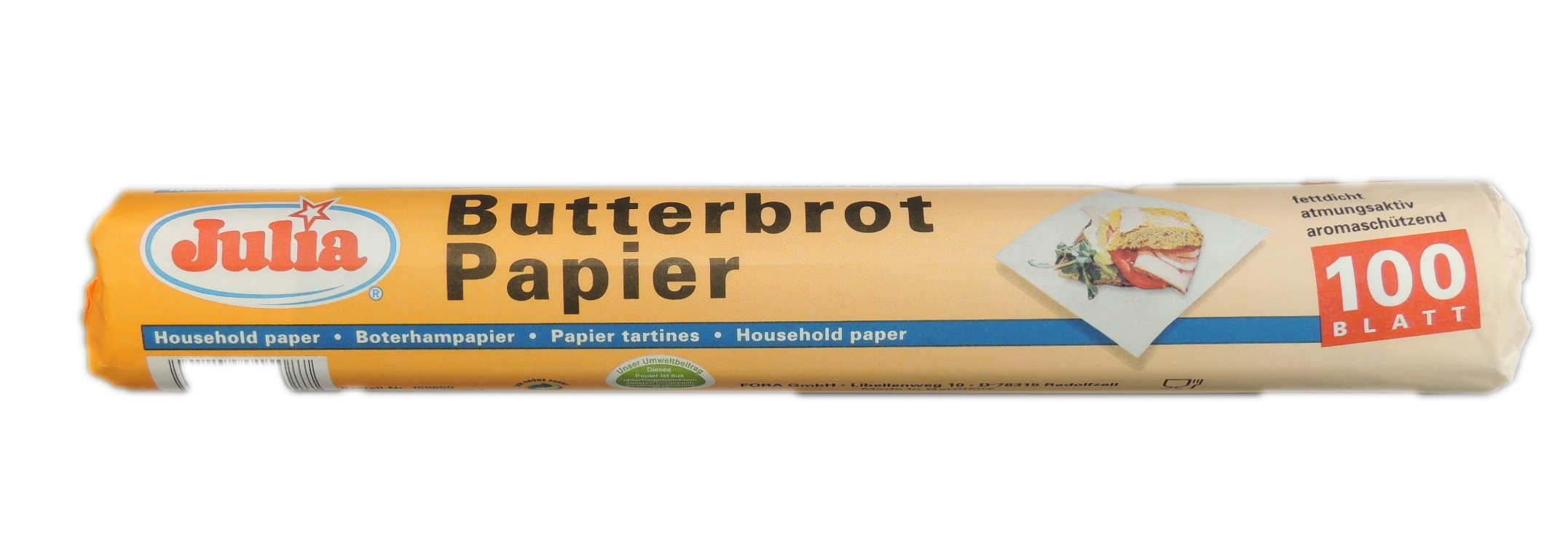 Butterbrotpapier 100 Blatt | online kaufen